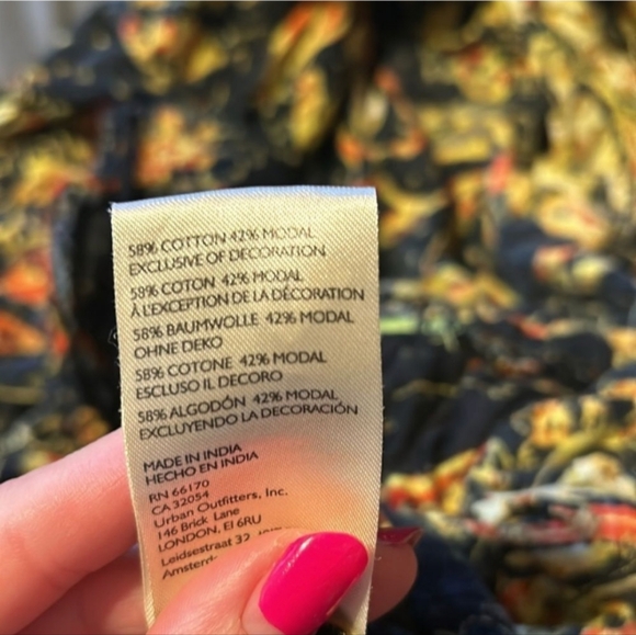 Free People Garden Party Maxi Top Dress Tunic Floral Print - Picture 10 of 10